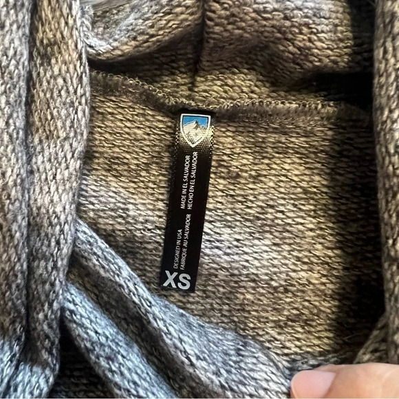 Kuhl Nova Dress Long Sleeve Cowl Neck Wool Blend Outdoors Gray XS - Picture 6 of 12